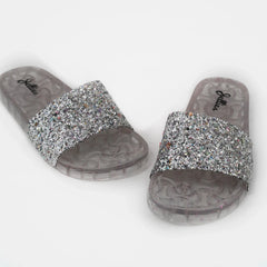 Glitter Slipper Silver