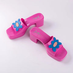 Flori Valia Sandals-Fuchsia