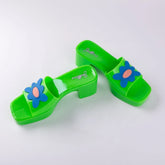 Flori Valia Sandals-Green