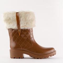 Fur Warmy Boots Havane