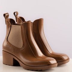 lila boots Havane