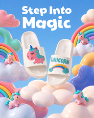 Unicorn Jellies Kids Slipper