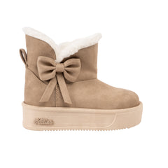 Toffee winter ribbon boots