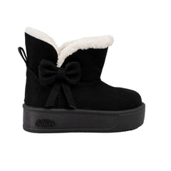 Toffee winter ribbon boots