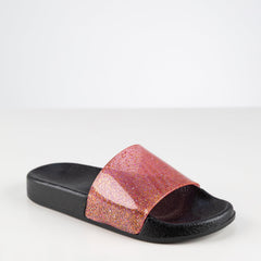 Alba Slipper Red glittery