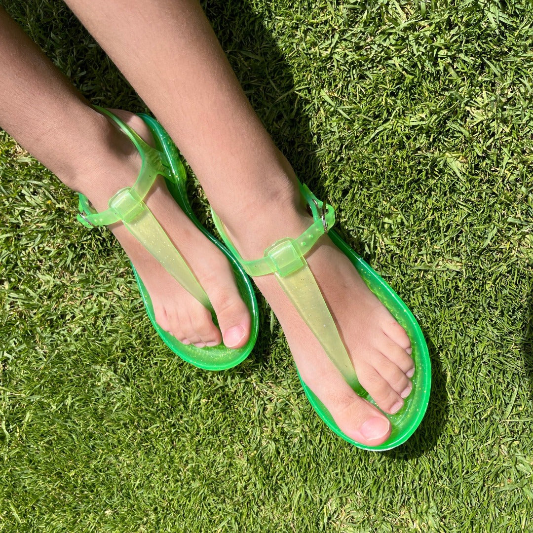 Angela Sandals Green 