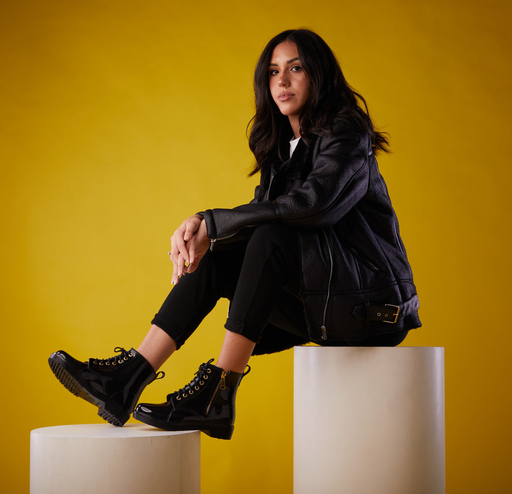 Biker Boots Black