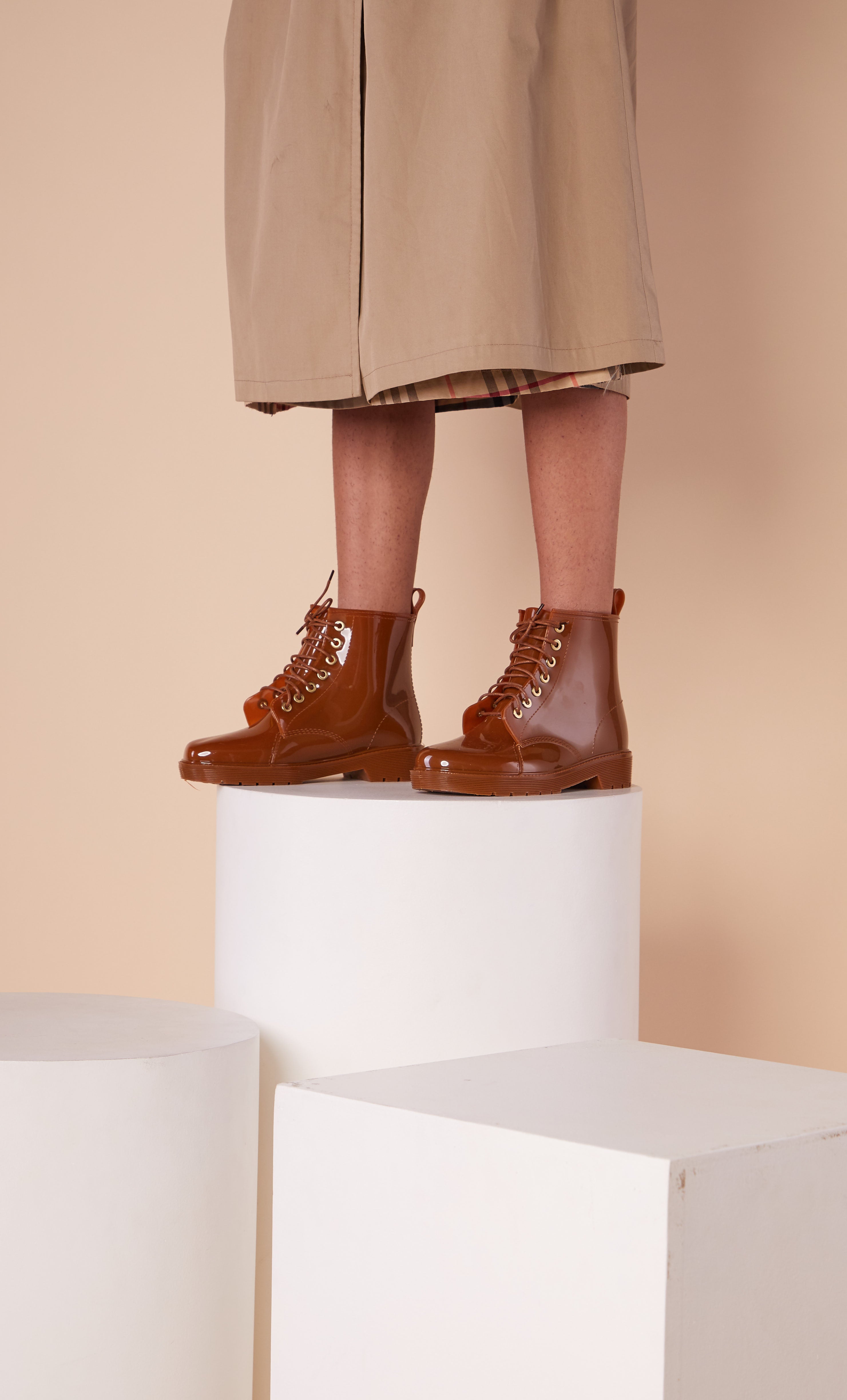 Biker Boots Havane