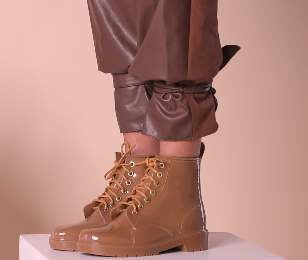 Biker Boots Nude