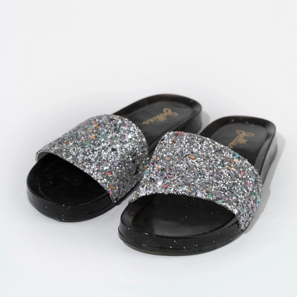 Glitter Slipper Silver