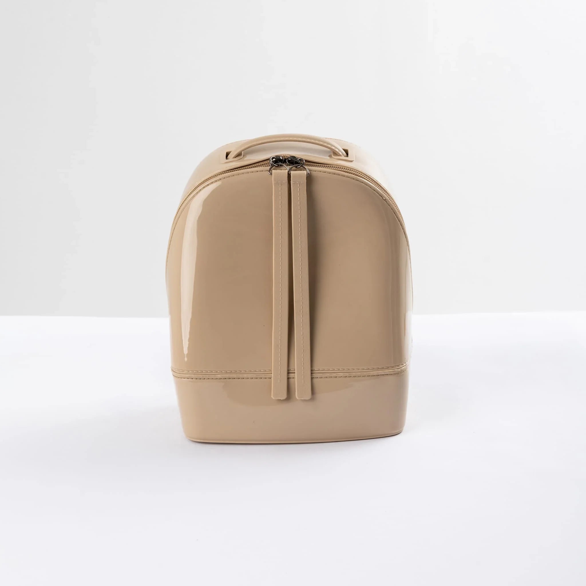 Coucla Beige Waterproof Jelly Travel Backpack