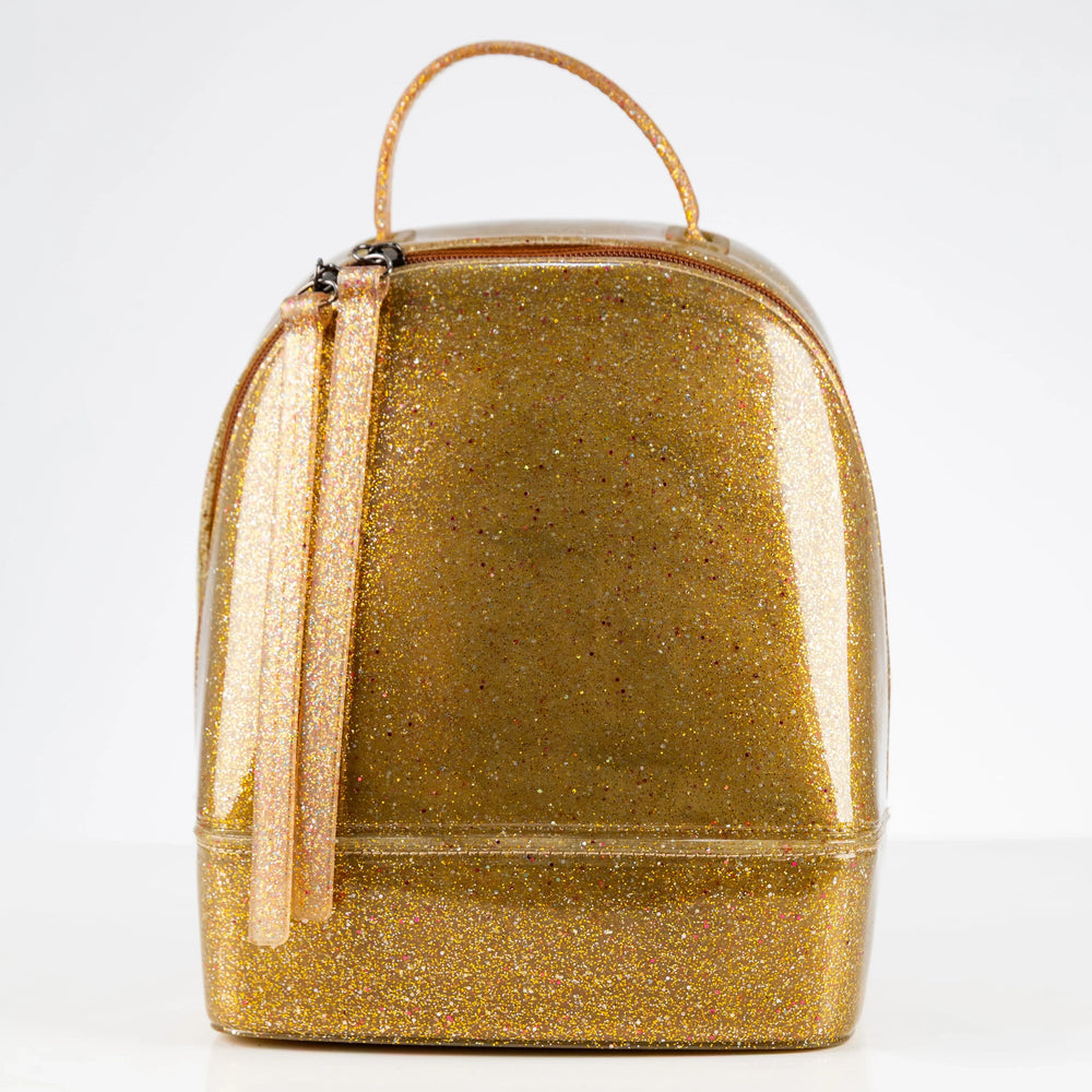 Coucla Smoky Glittery Jelly Backpack Carrying Detail