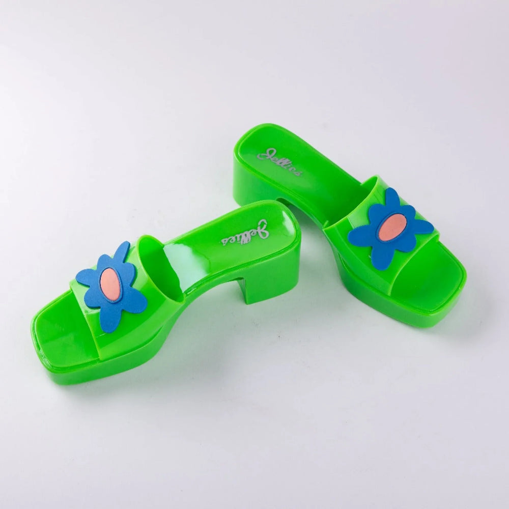 Flori Valia Sandals-Green 