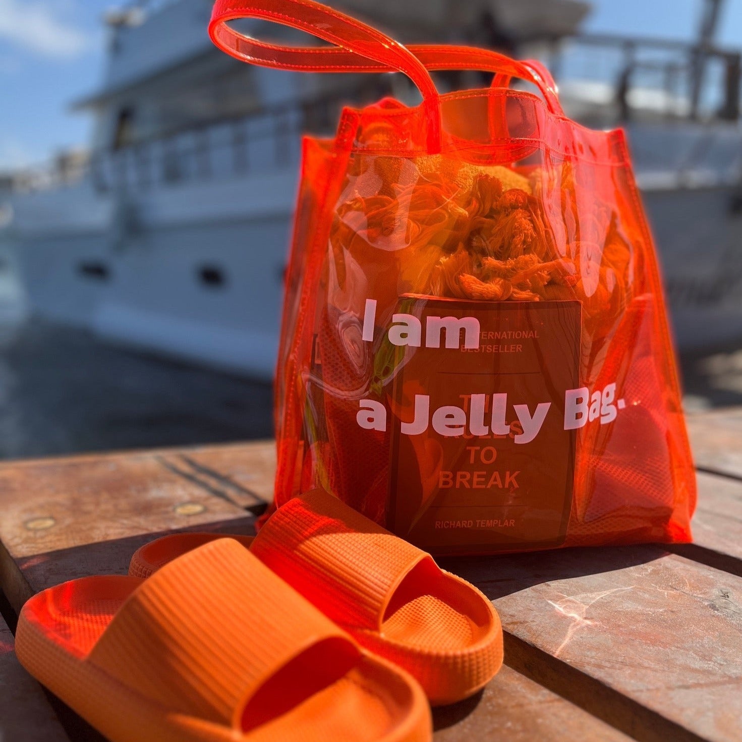Jelly Beach Bag Orange