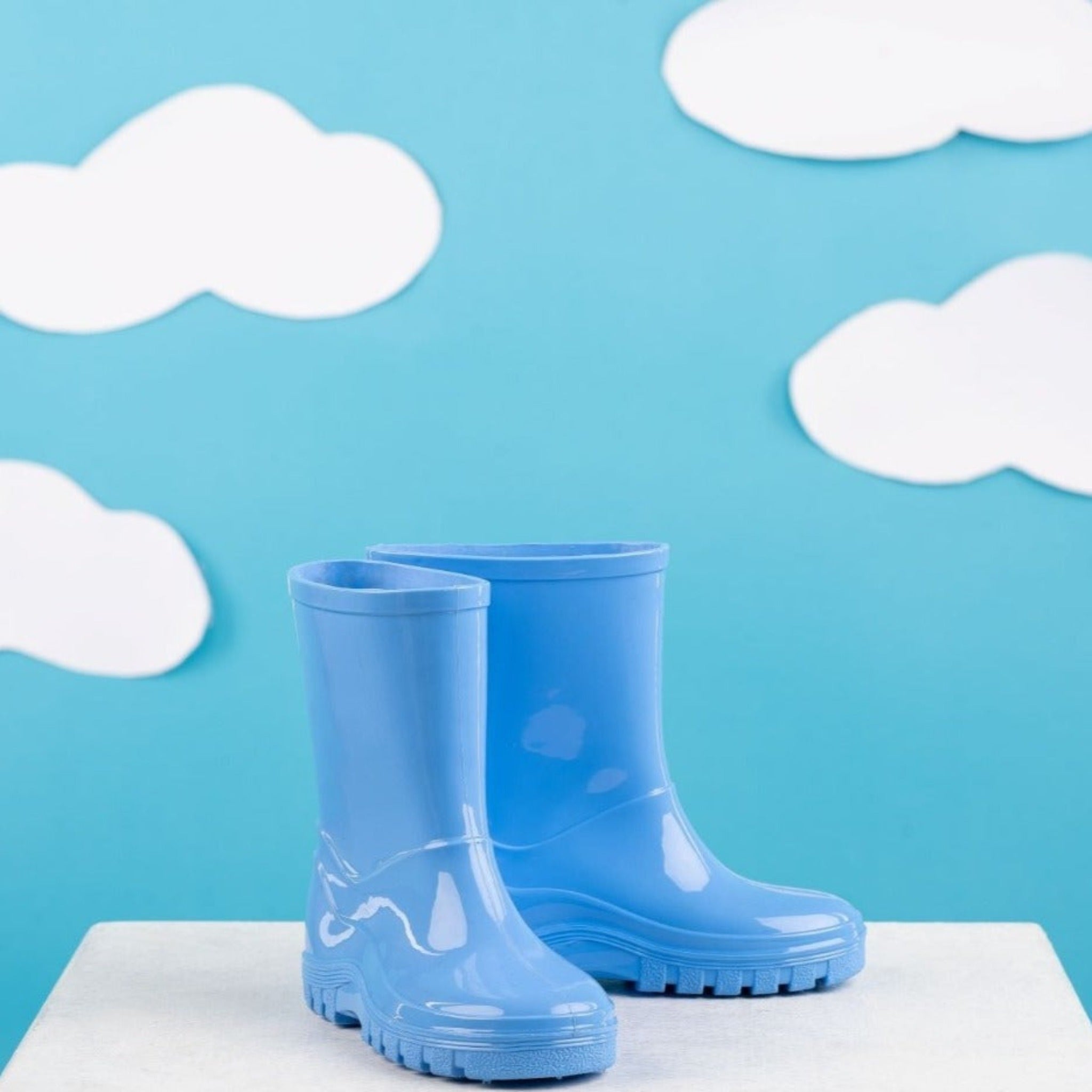 Mini RainBoots For Kids-Sky Blue 