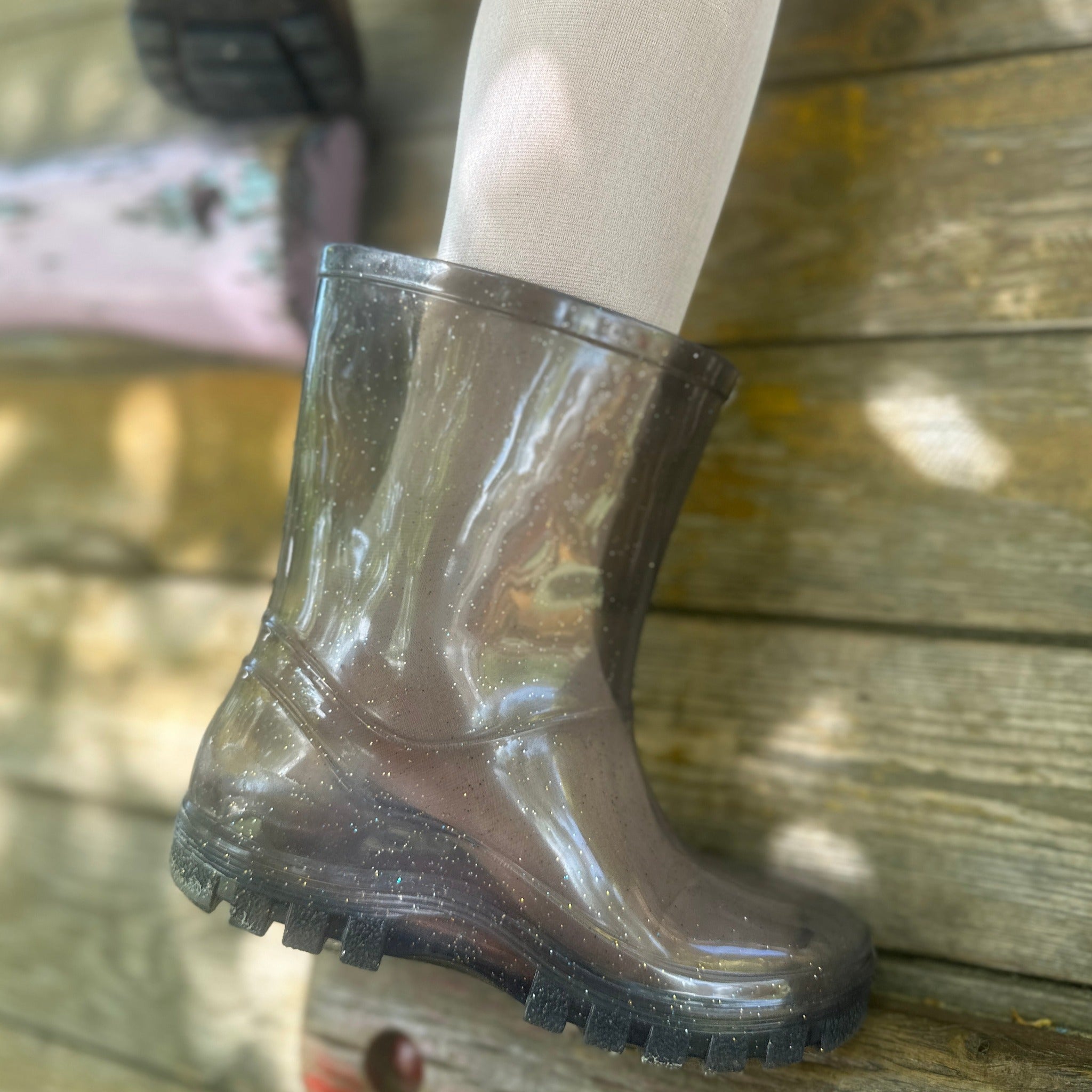 Mini RainBoots For Kids-Smoky