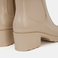 Tall Lila Boots-Beige