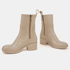 Tall Lila Boots-Beige