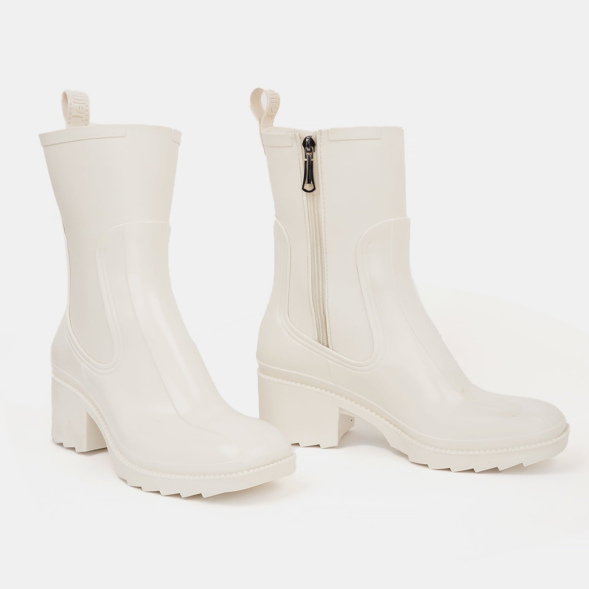 Tall Lila Boots-White