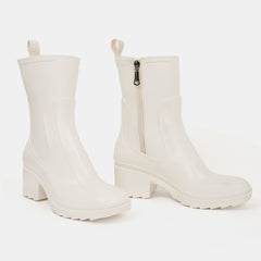 Tall Lila Boots-White