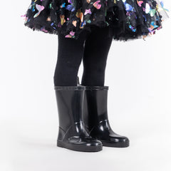 Wellies For Kids-Black