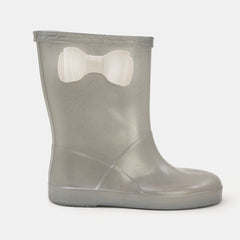 Kinda Wellies For Kids-Silver 