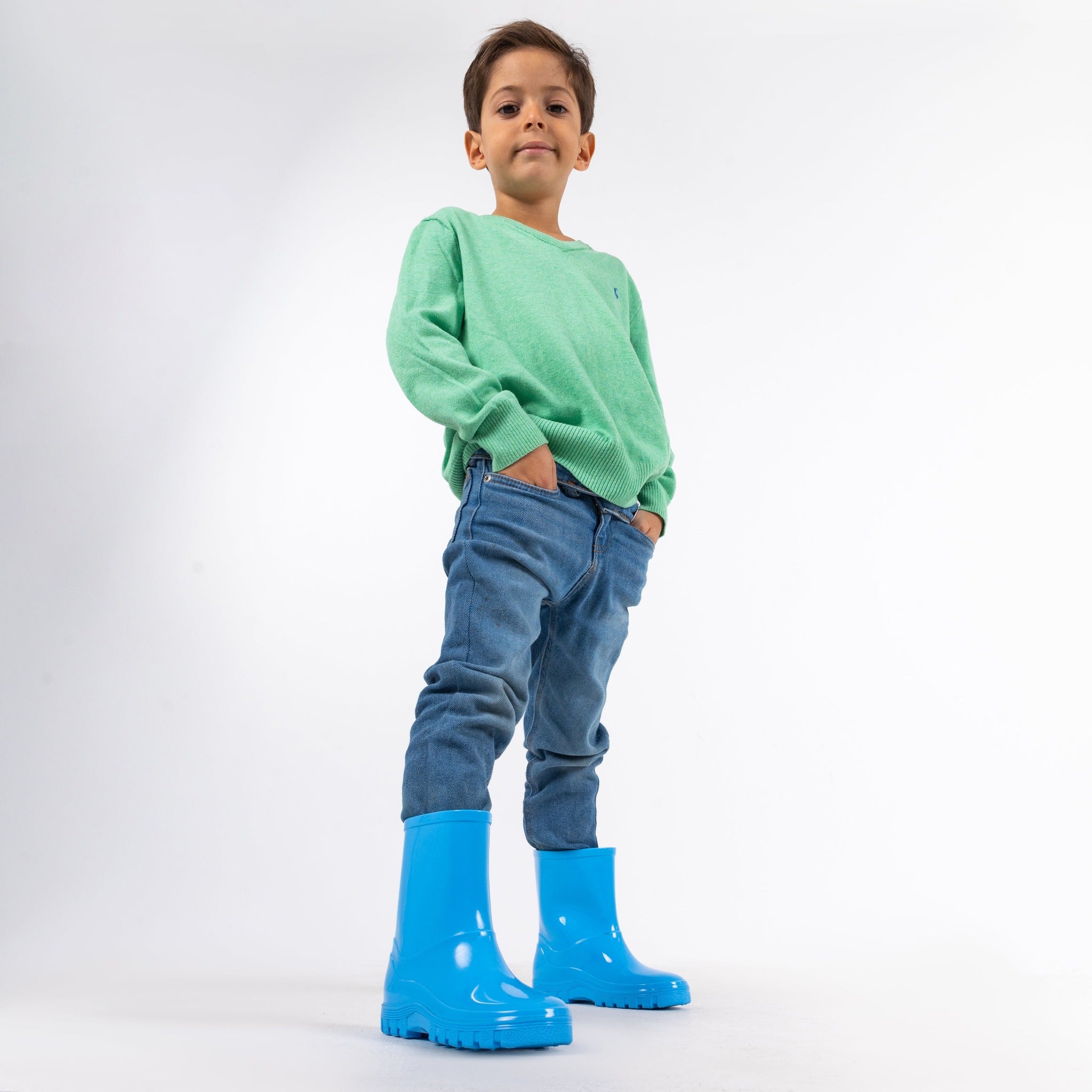 Mini RainBoots For Kids-Blue