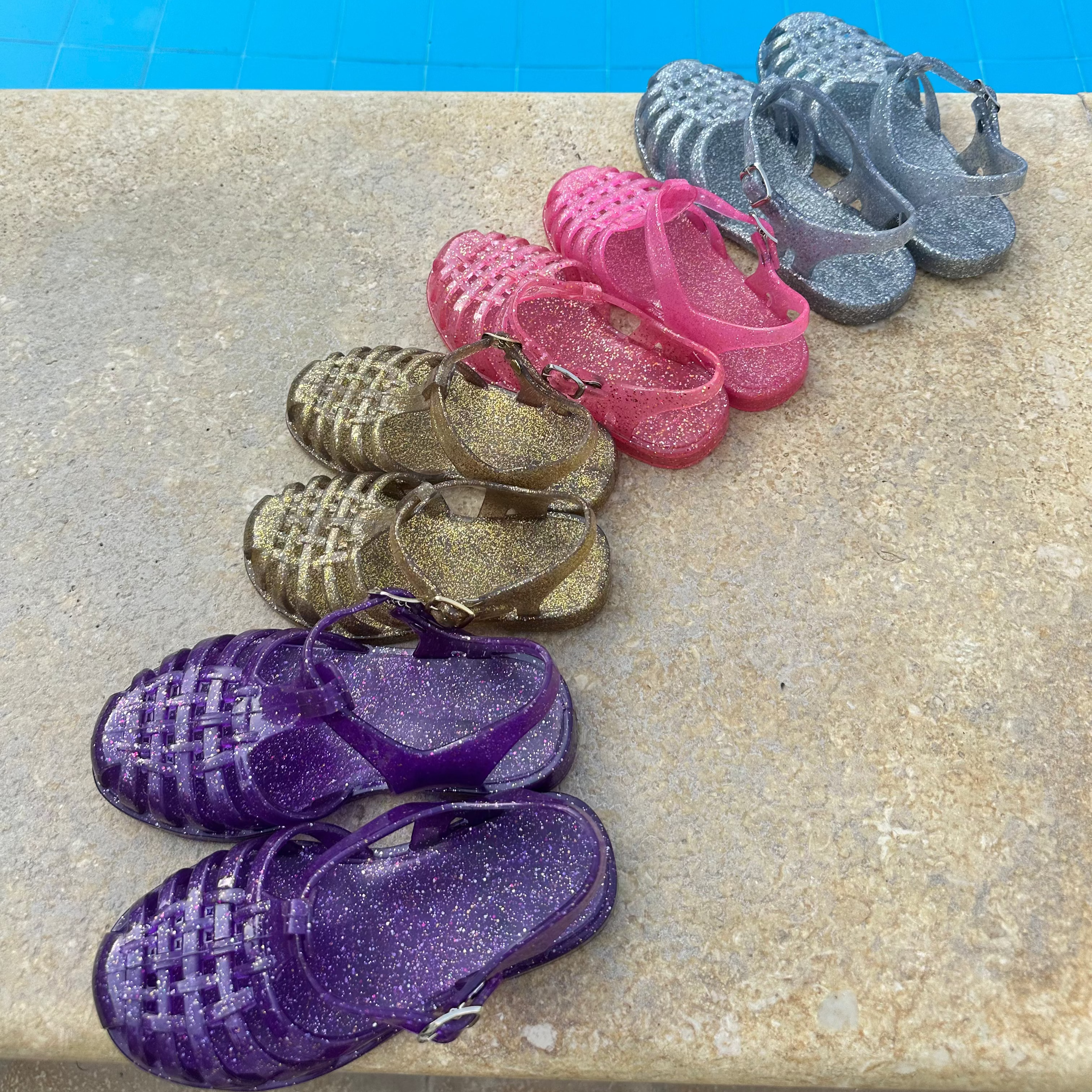 Retro Kids Jelly Sandals