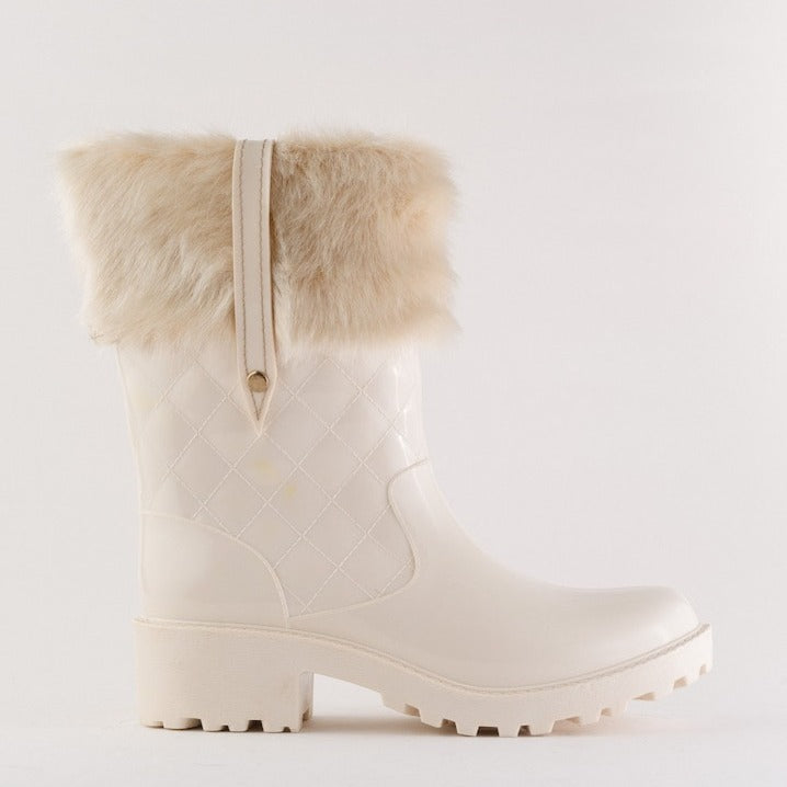 Fur Warmy Boots White