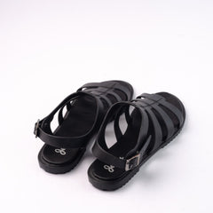 Samurai Sandals-Black