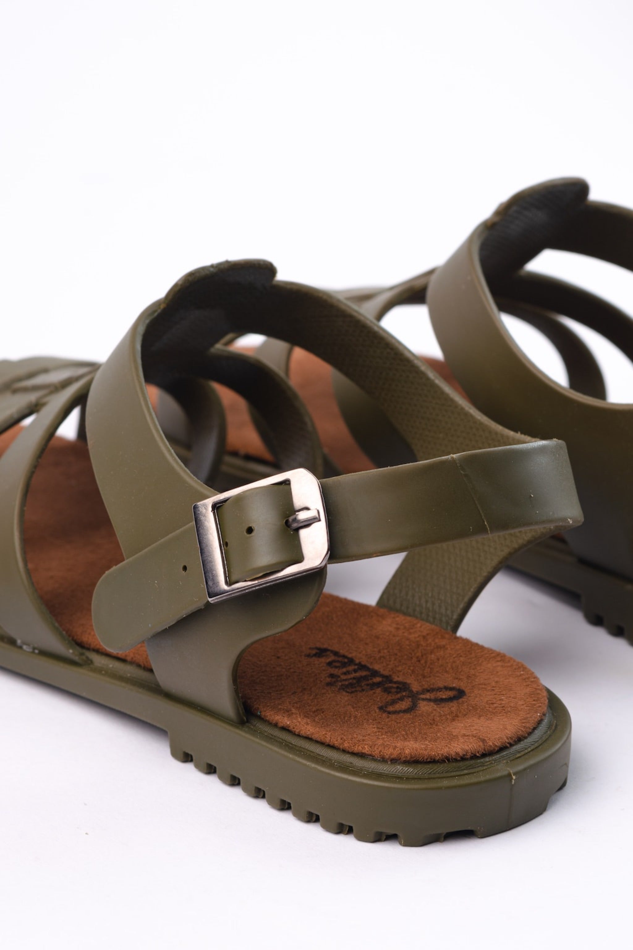 Samurai Sandals-Olive Green