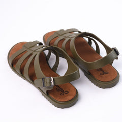 Samurai Sandals-Olive Green