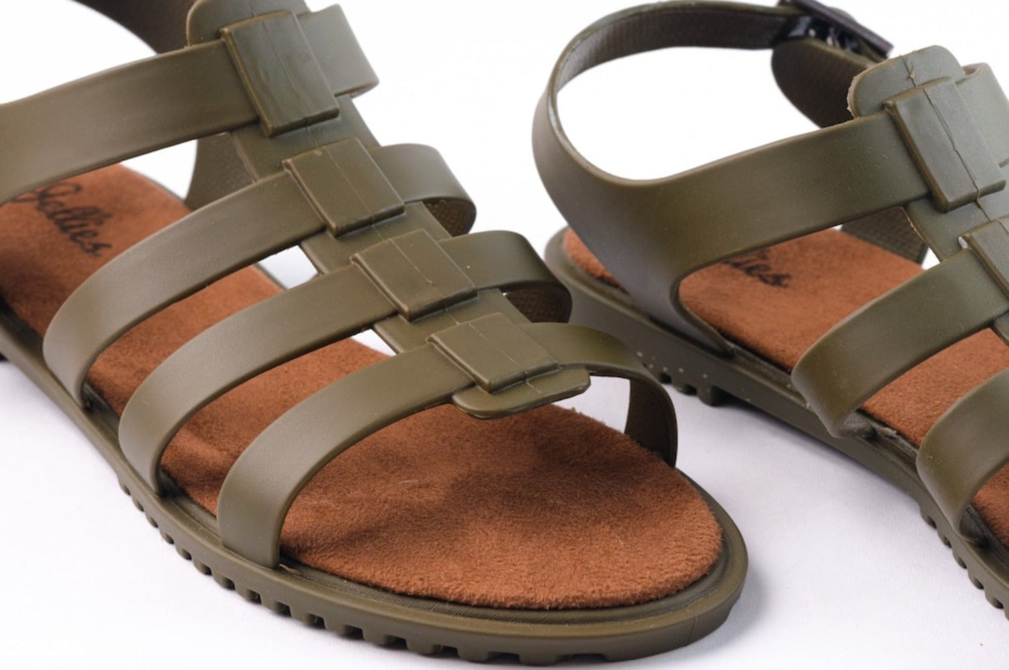 Samurai Sandals-Olive Green