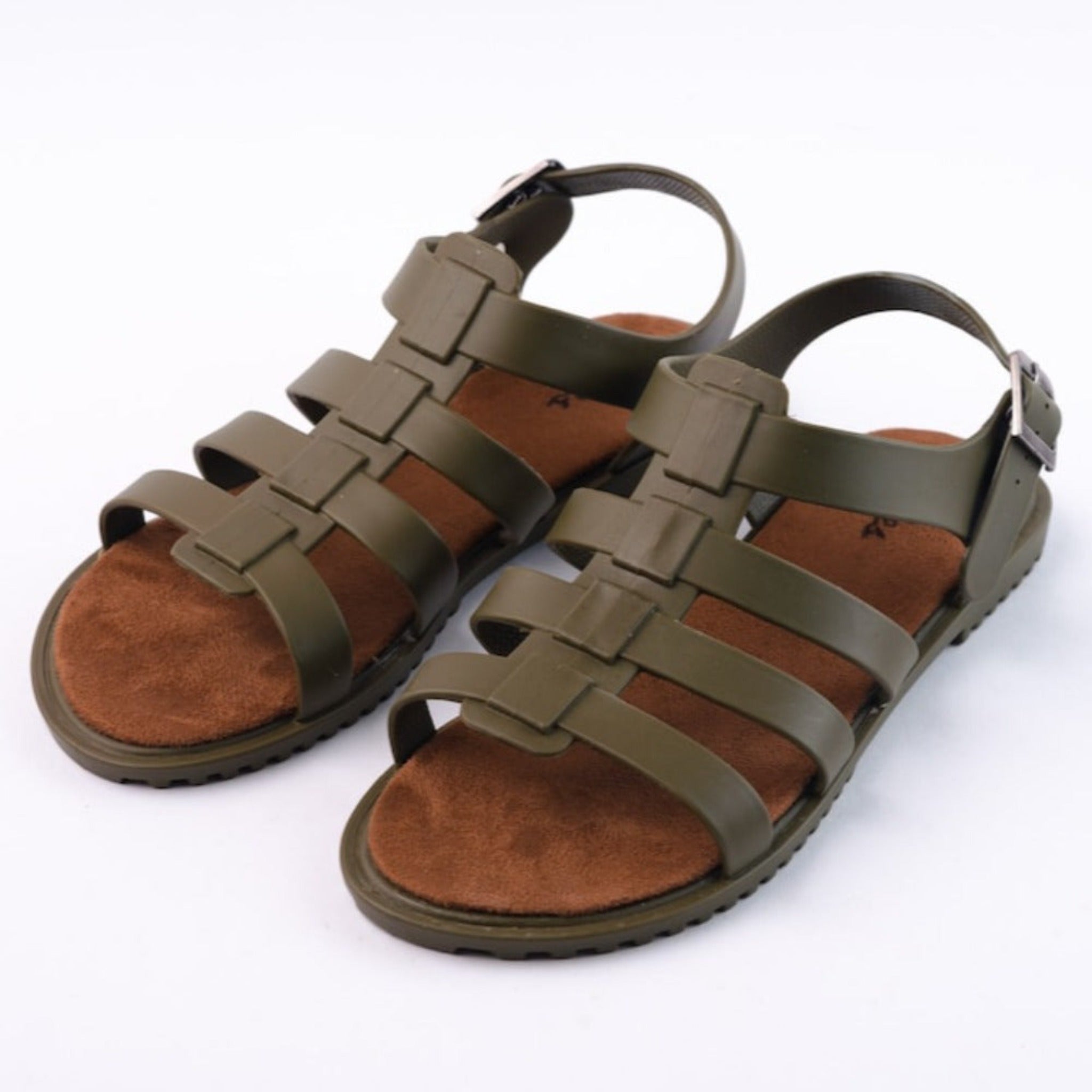 Samurai Sandals-Olive Green