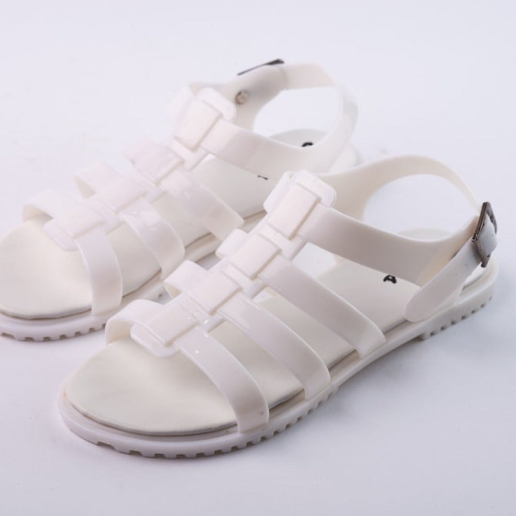 Samurai Sandals-White